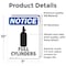 Signmission Full Cylinders Sign With Symbol, 7 in W x Rectangle, Vinyl Decal OS-2PACK-NS-D-710-V-12961 - alternate 4